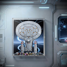 Load image into Gallery viewer, BrickFans Premium Wall-Mountable Acrylic Display Case for LEGO® 10356 Star Trek U.S.S. Enterprise NCC-1701-D - BrickFans