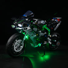 Load image into Gallery viewer, Lego Kawasaki Ninja H2R Motorcycle 42170 Light Kit