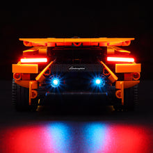 Load image into Gallery viewer, Lego Lamborghini Huracan Tecnica Orange 42196 Light Kit