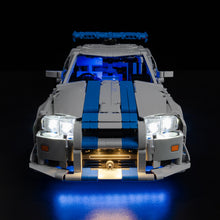 Load image into Gallery viewer, Lego 2 Fast 2 Furious Nissan Skyline GT-R (R34) Car 42210 Light Kit