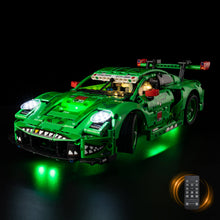 Load image into Gallery viewer, Lego Porsche 911 GT3 R REXY AO Racing Car 42224 Light Kit