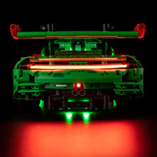 Load image into Gallery viewer, Lego Porsche 911 GT3 R REXY AO Racing Car 42224 Light Kit - BrickFans
