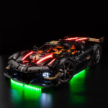 Load image into Gallery viewer, Lego Koenigsegg Sadair's Spear Megacar 42232 Light Kit