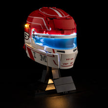 Load image into Gallery viewer, Lego Scuderia Ferrari HP Charles Leclerc Helmet 43014 Light Kit