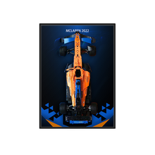 Load image into Gallery viewer, Lego 42141 McLaren Formula 1 Race Car Display Wallboard - BrickFans