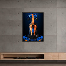 Load image into Gallery viewer, Lego 42141 McLaren Formula 1 Race Car Display Wallboard - BrickFans