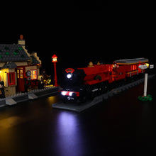Load image into Gallery viewer, Lego Hogwarts Express Train Set with Hogsmeade Station 76423 Light Kit