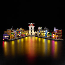 Load image into Gallery viewer, Lego Diagon Alley Wizarding Shops 76444 Light Kit