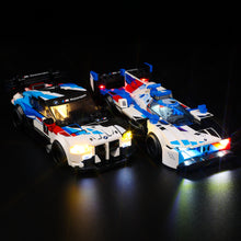 Load image into Gallery viewer, Lego BMW M4 GT3 & BMW M Hybrid V8 Race Cars 76922 Light Kit