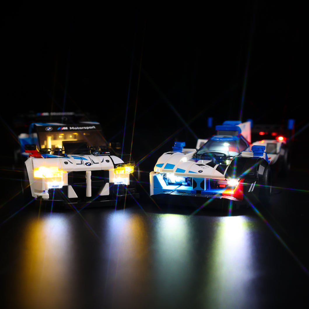 Lego BMW M4 GT3 & BMW M Hybrid V8 Race Cars 76922 Light Kit