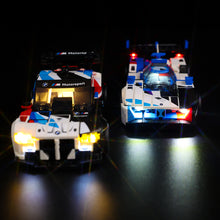 Load image into Gallery viewer, Lego BMW M4 GT3 & BMW M Hybrid V8 Race Cars 76922 Light Kit