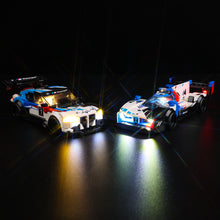Load image into Gallery viewer, Lego BMW M4 GT3 & BMW M Hybrid V8 Race Cars 76922 Light Kit