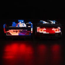 Load image into Gallery viewer, Lego BMW M4 GT3 & BMW M Hybrid V8 Race Cars 76922 Light Kit