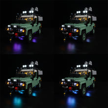 Load image into Gallery viewer, Lego Land Rover Classic Defender 90 10317 Light Kit - BrickFans