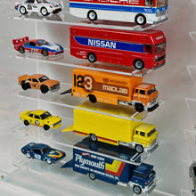 Load image into Gallery viewer, BrickFans Premium 1:64 Diecast Cars Display Case for 38 Cars & Six Haulers, Hot Wheels, Tomica, Matchbox, Siku