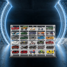 Load image into Gallery viewer, BrickFans Premium Horizontal Display Case for 1:64 Scale Diecast Cars, Hot Wheels, Tomica, Matchbox, Siku