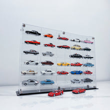 Load image into Gallery viewer, BrickFans Premium Horizontal Display Case for 1:64 Scale Diecast Cars, Hot Wheels, Tomica, Matchbox, Siku
