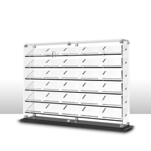 Load image into Gallery viewer, BrickFans Premium Horizontal Display Case for 1:64 Scale Diecast Cars, Hot Wheels, Tomica, Matchbox, Siku