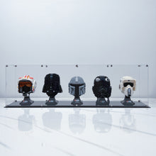 Load image into Gallery viewer, BrickFans Premium Display Case for 5 x Lego Helmets