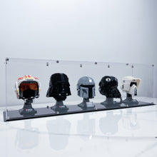 Load image into Gallery viewer, BrickFans Premium Display Case for 5 x Lego Helmets