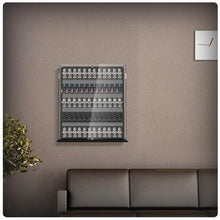 Load image into Gallery viewer, BrickFans Premium 5-Tier Wall Mounted Display Cases for Lego Minifigures - 12 Minifigures Wide