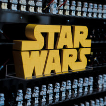 Load image into Gallery viewer, BrickFans Premium Wall-Mounted Display Case for LEGO® Logos & 124 Minifigures