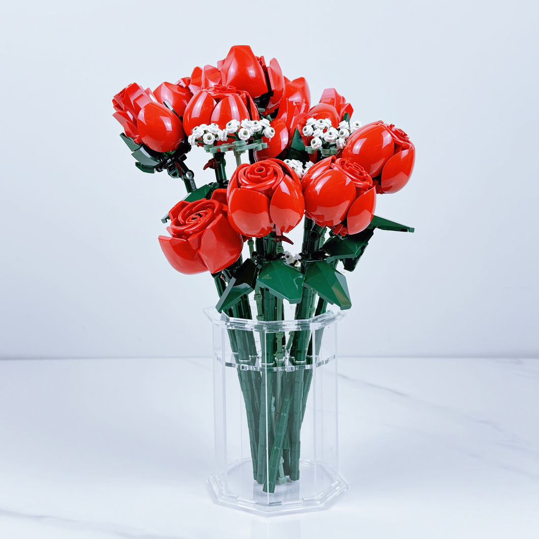 BrickFans Premium Large Display Vase for Lego Flowers Design 1