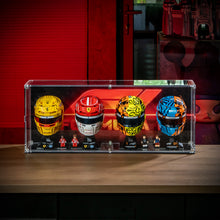 Load image into Gallery viewer, Premium Heavy-Duty 4-in-1 Display Case for LEGO® F1® Helmets 43014, 43022, 43017 & 43023