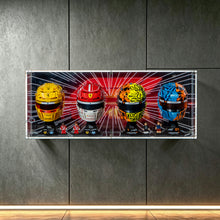 Load image into Gallery viewer, Premium LED Heavy-Duty 4-in-1 Display Case for LEGO® F1® Helmets 43014, 43022, 43017 & 43023