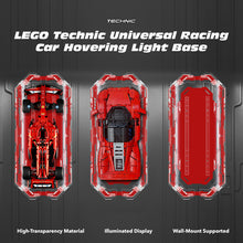 Load image into Gallery viewer, LEGO Technic Universal Racing Car Hovering Light Base (Red Edition)