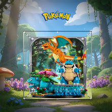 Load image into Gallery viewer, Lego 72153 Venusaur, Charizard and Blastoise Display Case