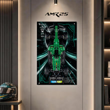 Load image into Gallery viewer, Premium Acrylic Display Panel for LEGO 42240 Aston Martin Aramco AMR25 F1® Car