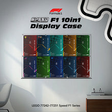 Load image into Gallery viewer, LEGO Speed Champions F1 Race Car 10 in 1 Wall-Mounted Display Case 77242 - 77251