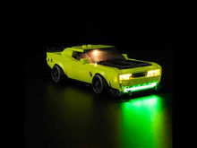 Load and play video in Gallery viewer, Lego Dodge Challenger SRT Hellcat Sports Car 77237 Light Kit