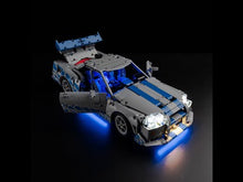 Load and play video in Gallery viewer, Lego 2 Fast 2 Furious Nissan Skyline GT-R (R34) Car 42210 Light Kit