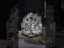 Load and play video in Gallery viewer, Premium Illuminated Gothic Display Case for LEGO® The Lord of the Rings: Minas Tirith 11377