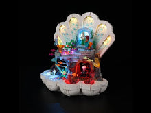Load and play video in Gallery viewer, Lego The Little Mermaid Royal Clamshell 43225 Light Kit