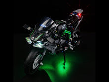 Load and play video in Gallery viewer, Lego Kawasaki Ninja H2R Motorcycle 42170 Light Kit
