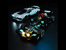 Load and play video in Gallery viewer, Lego Mercedes-AMG F1 W12 E Performance &amp; Mercedes-AMG Project One 76909 Light Kit
