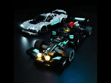 Load and play video in Gallery viewer, Lego Mercedes-AMG F1 W12 E Performance & Mercedes-AMG Project One 76909 Light Kit