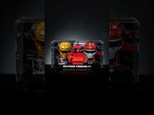 Load and play video in Gallery viewer, Premium LED 2-in-1 Display Case for LEGO® Ferrari F1® Helmets 43014 & 43022