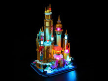 Load and play video in Gallery viewer, Lego Mini Disney Ariel's Castle 40708 Light Kit