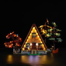 Load image into Gallery viewer, Lego A-Frame Cabin 21338 Light Kit - BrickFans