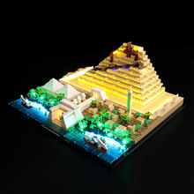 Load image into Gallery viewer, Lego Great Pyramid of Giza 21058 Light Kit - BrickFans