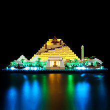 Load image into Gallery viewer, Lego Great Pyramid of Giza 21058 Light Kit - BrickFans