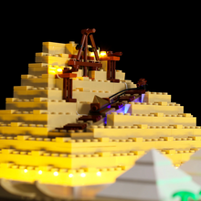 Load image into Gallery viewer, Lego Great Pyramid of Giza 21058 Light Kit - BrickFans