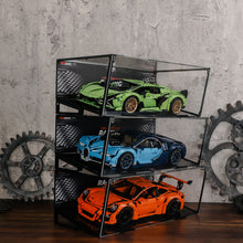 Load image into Gallery viewer, lego Technic Racing Car Display Case Metal Build Compatible with 42125 42083 42096 10295 42056 42115 - BrickFans