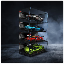 Load image into Gallery viewer, lego Technic Racing Car Display Case Metal Build Compatible with 42125 42083 42096 10295 42056 42115 - BrickFans