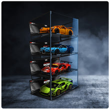Load image into Gallery viewer, lego Technic Racing Car Display Case Metal Build Compatible with 42125 42083 42096 10295 42056 42115 - BrickFans