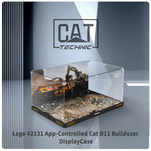 Load image into Gallery viewer, Lego 42131 App-Controlled Cat D11 Bulldozer Display Case - BrickFans